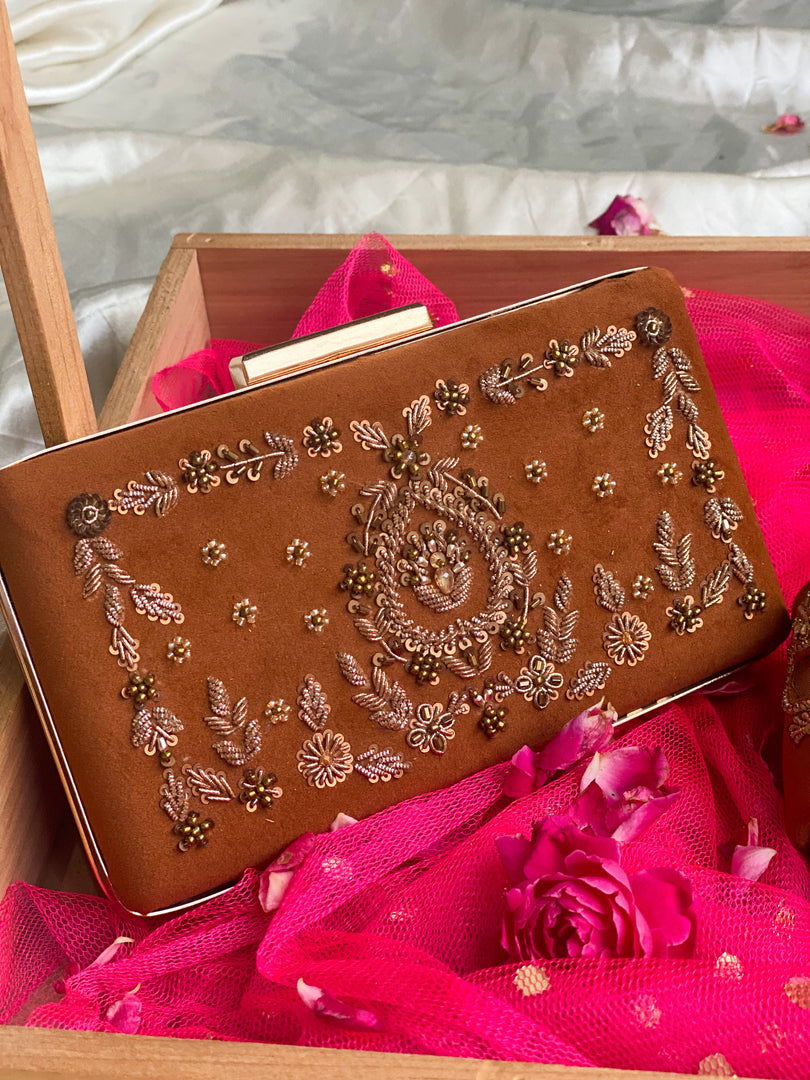 SITARA MUSTARD CLUTCH