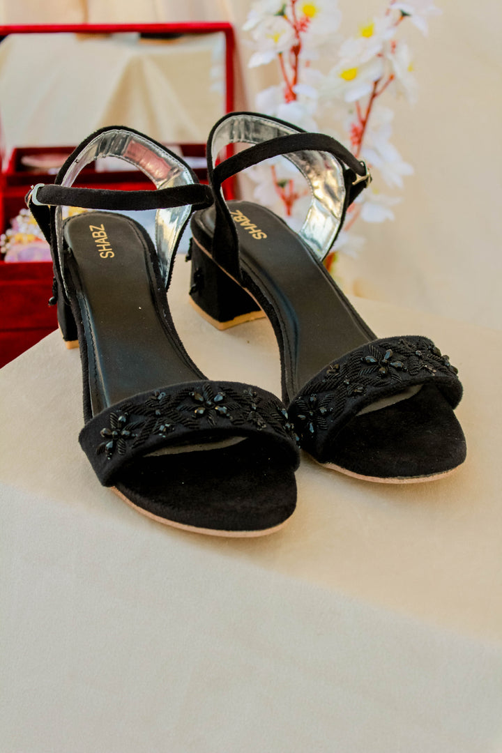 SIYAH HEEL (BLACK ON BLACK)